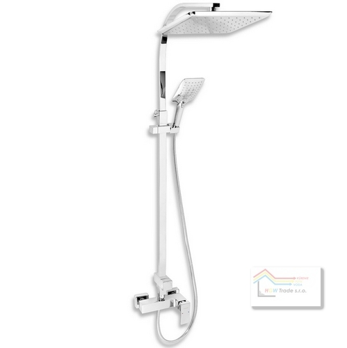 Sprchová súprava + sprch. batéria s horným vývodom,36062